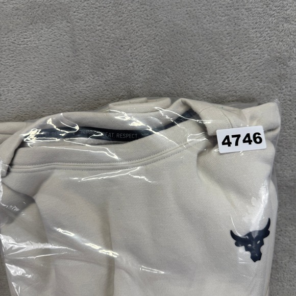 Under Armour Shirt Women's XL Project Rock Crewneck Sweatshirt Pullover Boxy Fit - Picture 11 of 11